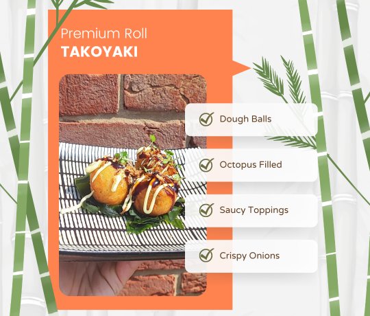 This week's premium roll, highlighting its flavourful ingredients.